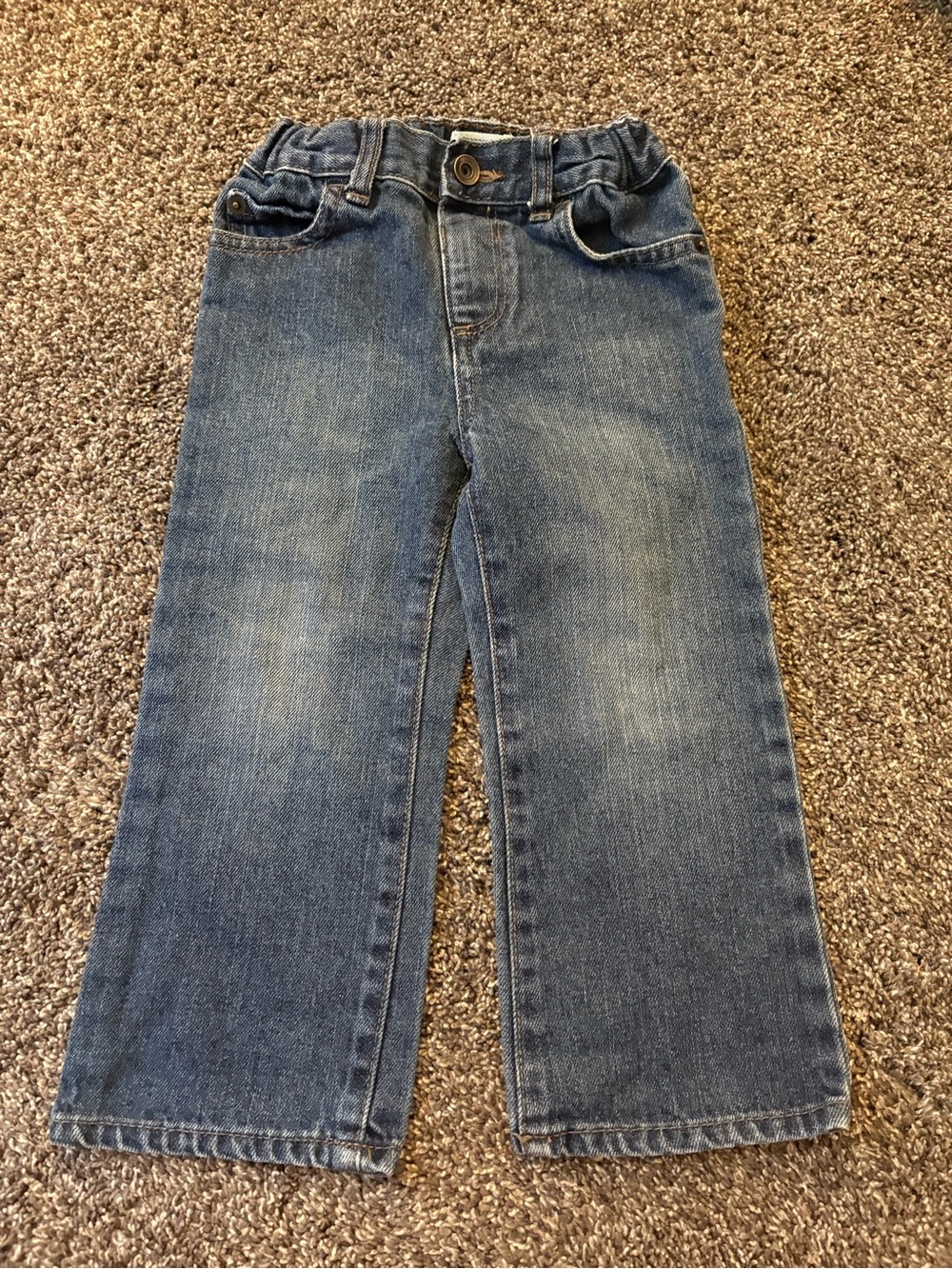 The Children's Place Classic Kids Blue Denim Jeans - Bootcut